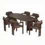 Nordure Meridia 6 - Milano Walnut, Dark Walnut, Brown